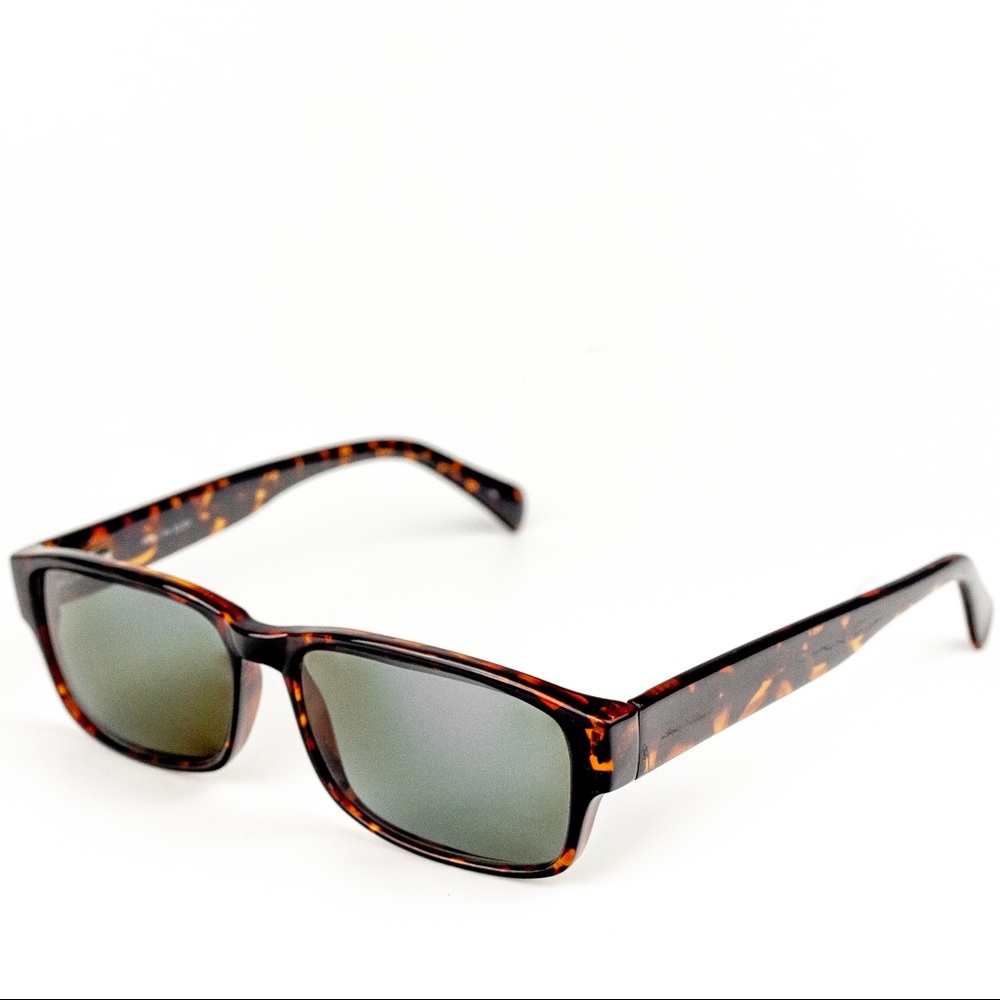 Tortoise Rectangle sunglasses.